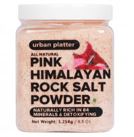 Urban Platter Pink Himalayan Rock Salt Powder  Jar  1.25 kilogram